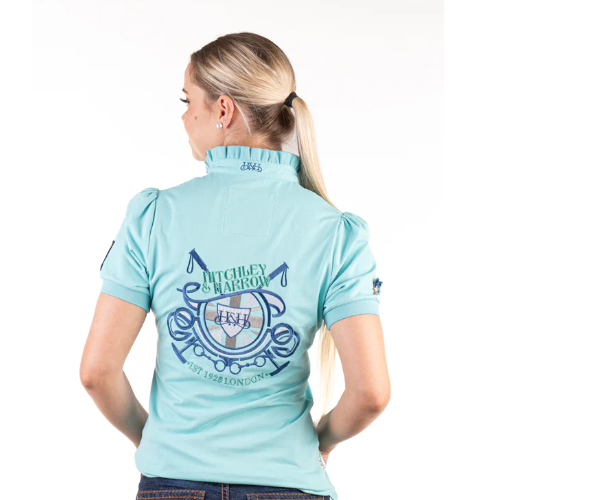 E233 Hitchley & Harrow Fitted Mint Polo