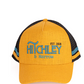 36497 Hitchley & Harrow Trucker Cap Mustard/Black And Turquoise