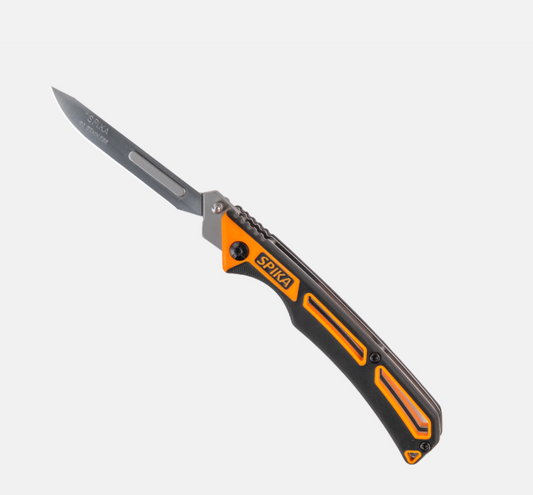 KRSP-SC04B Spika Command Folding Scalpel - Black