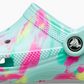 207464-4PE Crocs Classic Kid's Marbled Aquamarine Multi