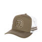 RC2206 Roper Trucker Cap Logo Khaki