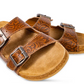 S-9671 Molly Megan Hand-Tooled Sandals Brown