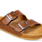 S-9671 Molly Megan Hand-Tooled Sandals Brown