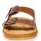 S-9671 Molly Megan Hand-Tooled Sandals Brown