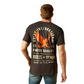 10062427 Ariat Men's Eagle Large Tee Vintage Black