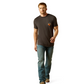 10062427 Ariat Men's Eagle Large Tee Vintage Black