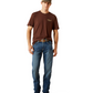 10062422 Ariat Men's Hater's Club Tee Deep Mahogany