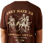 10062422 Ariat Men's Hater's Club Tee Deep Mahogany