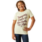 10062920 Ariat Girl's "Never Outta Style" Tee Wheat