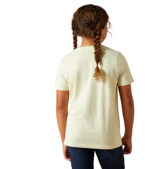 10062920 Ariat Girl's "Never Outta Style" Tee Wheat