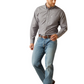 10058804 Ariat Men's Wrinkle Free Solid LS Shirt Grey