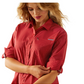 10058803 Ariat Women's Venttek LS Shirt Equestrian Red Stripe