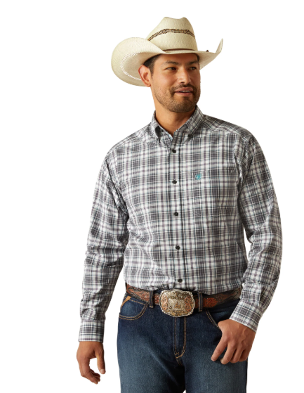 10058768 Ariat Men's Pro Series Willie LS Shirt Black