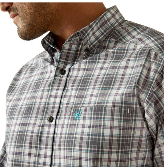 10058768 Ariat Men's Pro Series Willie LS Shirt Black