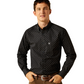 10058994 Ariat Men's Seymour Fitted LS Shirt Dark Grey