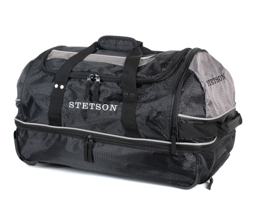 99070115 Stetson Roller bag Black/ Grey