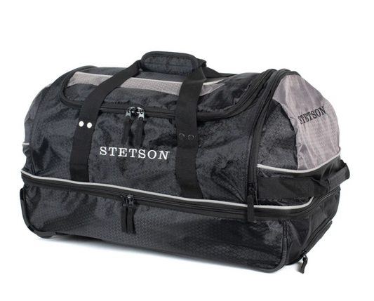 99070115 Stetson Roller bag Black/ Grey