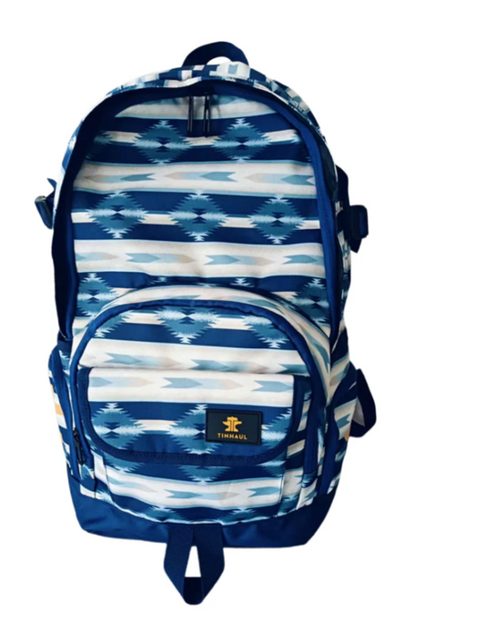99070124 Tin haul Backpack Blue Aztec
