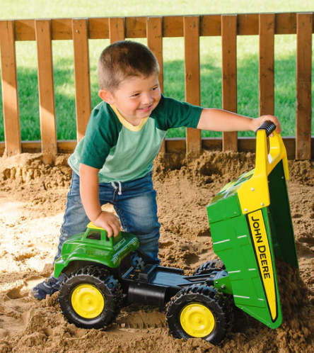 TEK35350 John Deere Kids 53cm Big Scoop Dump Truck Toy