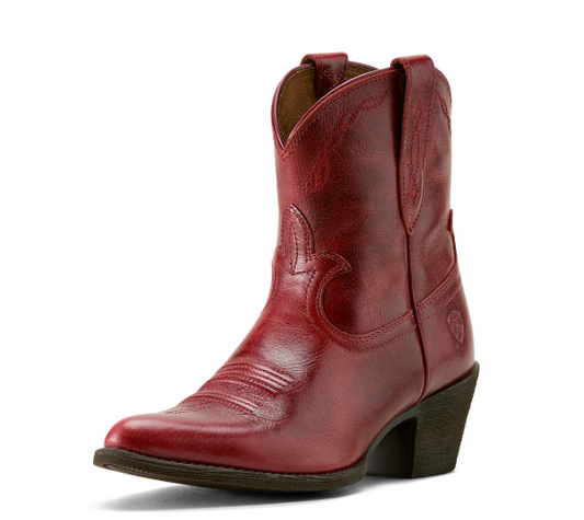 10063937 Ariat Maggie Western Boot Barn Red