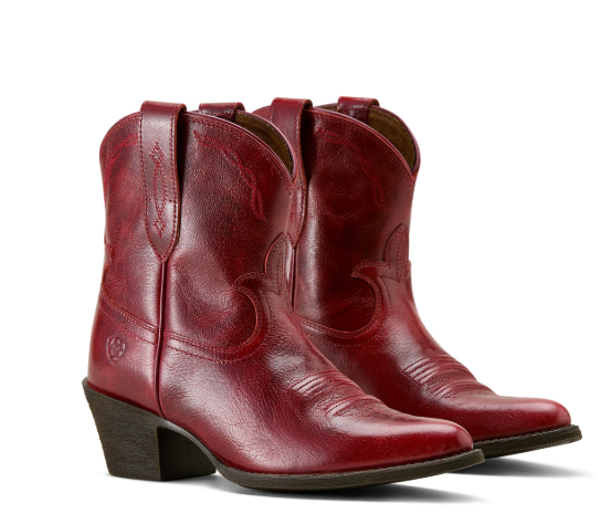 10063937 Ariat Maggie Western Boot Barn Red