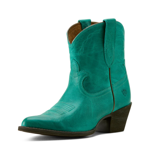 10063939 Ariat Maggie Western Boot Deep Turquoise