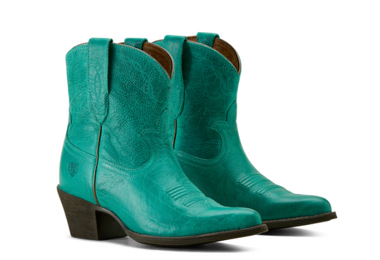 10063939 Ariat Maggie Western Boot Deep Turquoise