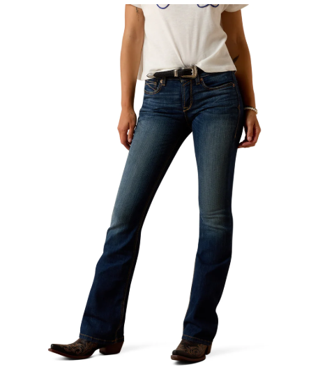 10027713 Ariat Women's Real Perfect Rise Boot Cut Rosa Lita Long Leg