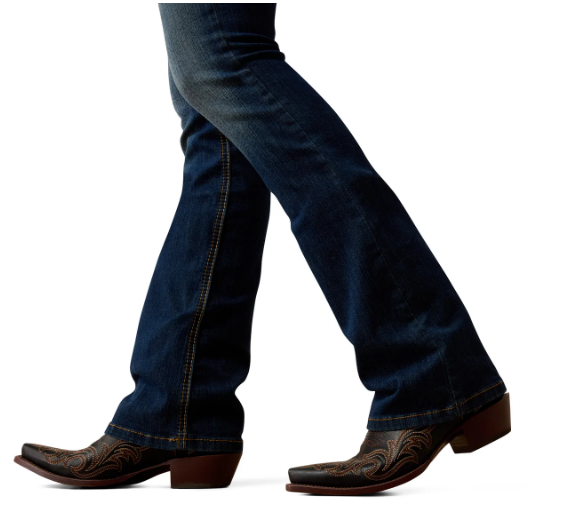 10027713 Ariat Women's Real Perfect Rise Boot Cut Rosa Lita Long Leg