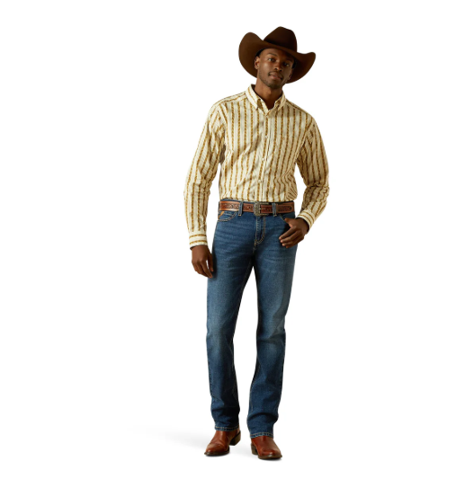 10061739 Ariat Men's M8 Modern Samuel Slim Leg Jeans 34 Leg