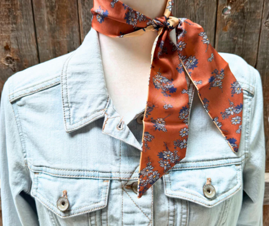 TW137 Cowgirl Necktie Brown & Tan