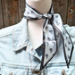 TW120 Cowgirl Necktie Black & White