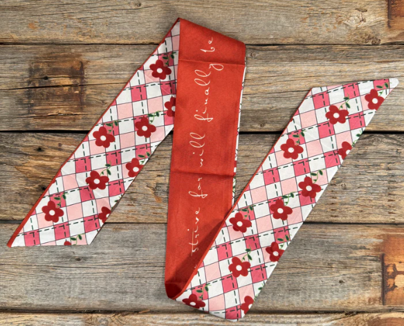 TW143 Cowgirl Necktie Red