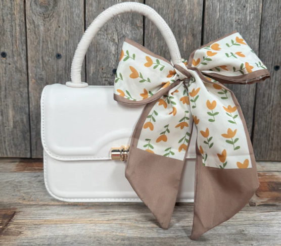 TW103 Cowgirl Necktie Tan & Cream