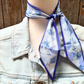 TW146 Cowgirl Necktie Blue