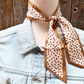 TW102 Cowgirl Necktie Tan & Brown