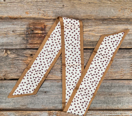 TW102 Cowgirl Necktie Tan & Brown