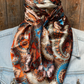 WR907 Cowgirl Wild Rag Tan & Cream Paisley