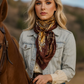 WR3405 Cowgirl Wild Rag Earth Tones Paisley