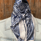 WR3403 Cowgirl Wild Rag Blue & White Paisley
