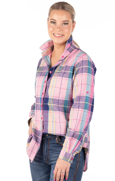 LC03-2004 Hitchley & Harrow The LC Collection LS Pink Check Shirt