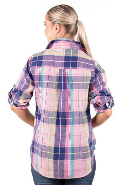 LC03-2004 Hitchley & Harrow The LC Collection LS Pink Check Shirt