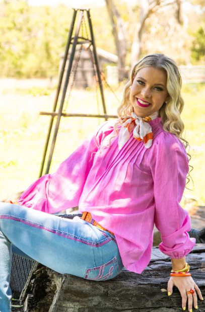 LC57-2000 Hitchley & Harrow The LC Collection LS Pink Shirt