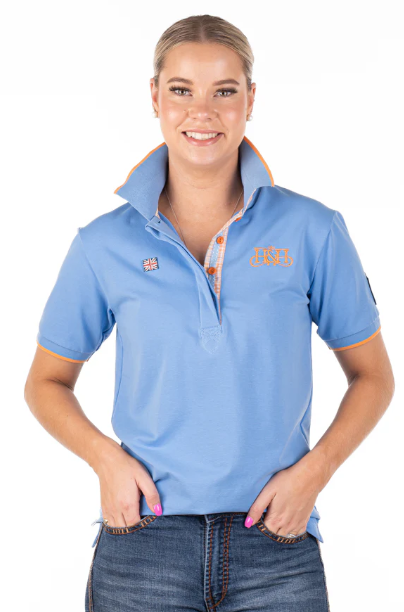 EL130 Hitchley & Harrow Mid Blue Polo