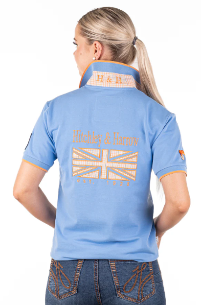 EL130 Hitchley & Harrow Mid Blue Polo