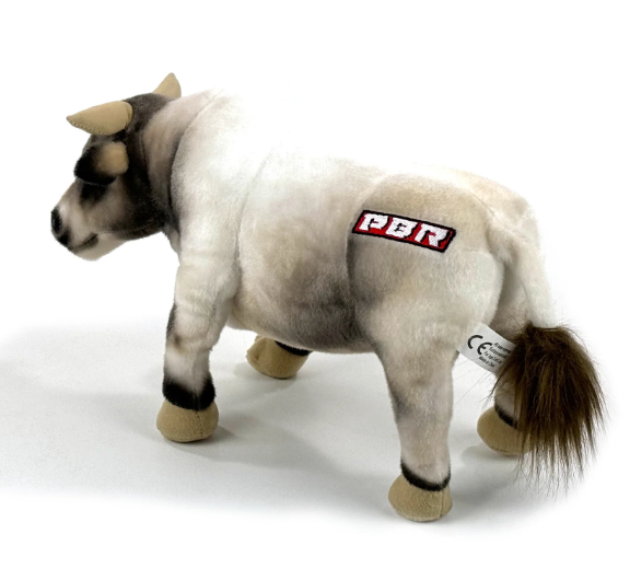BC610 BCT Plush - 14" PBR Grey Bull