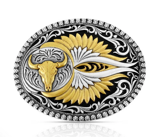 A1039P Montana Silversmiths Sturgis Attitude buckle