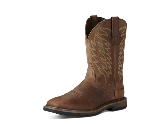 10021108 Ariat Men's Groundbreaker Wide Square Toe Steel Toe