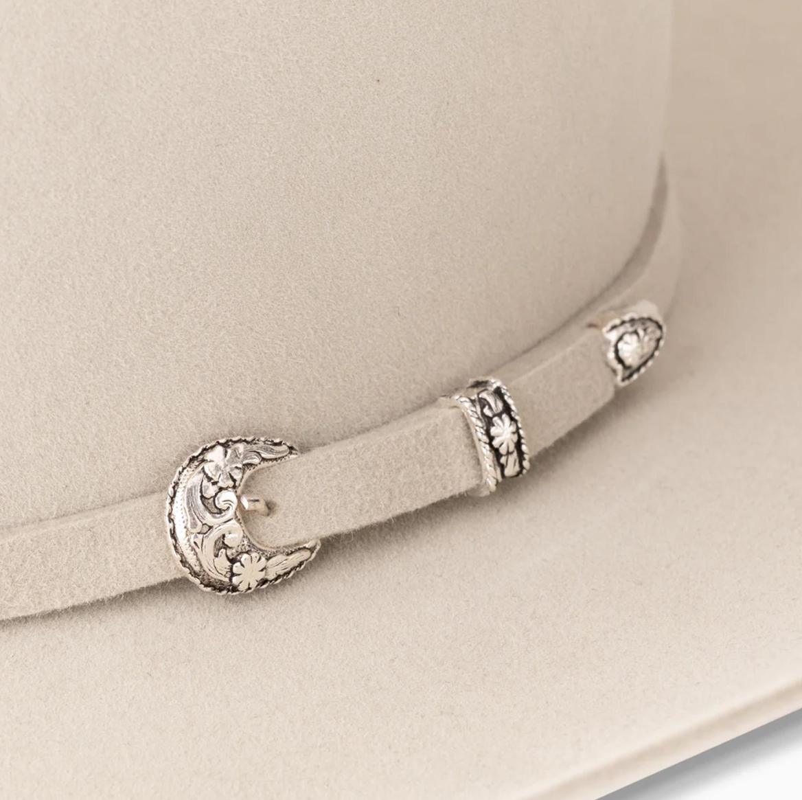 RFTHSPCJ4271  Resistol Cody Johnson 6X The SP Cowboy Hat Silverbelly