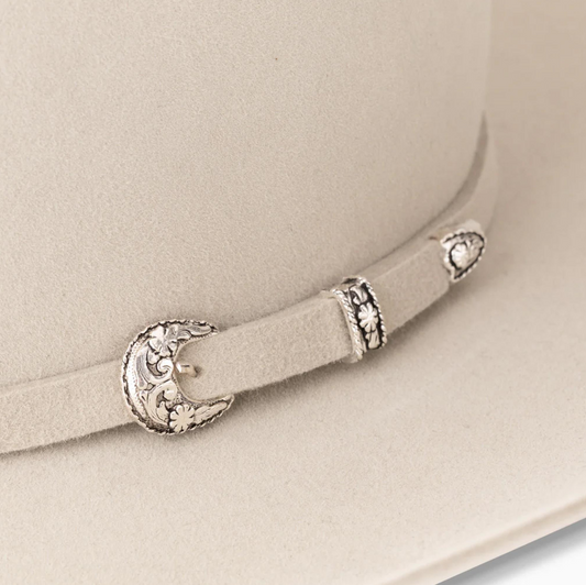 RFTHSPCJ4271  Resistol Cody Johnson 6X The SP Cowboy Hat Silverbelly